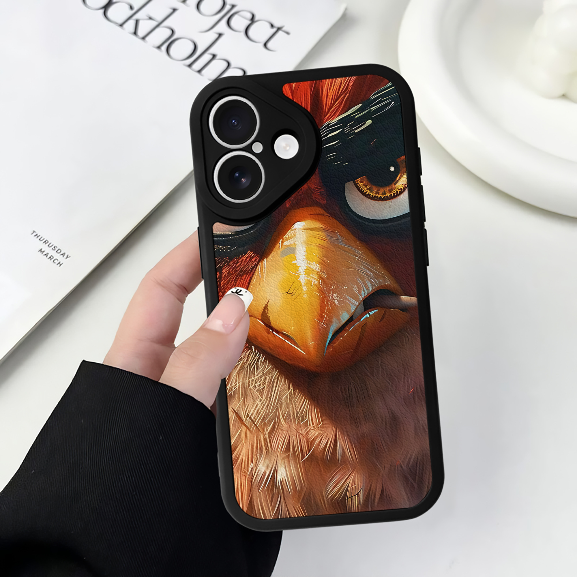 （画像用） Angry Birds アングリーバード 【iPhone 16シリーズ対応】シリコンスマホケース（レザー調） 材質：シリコン